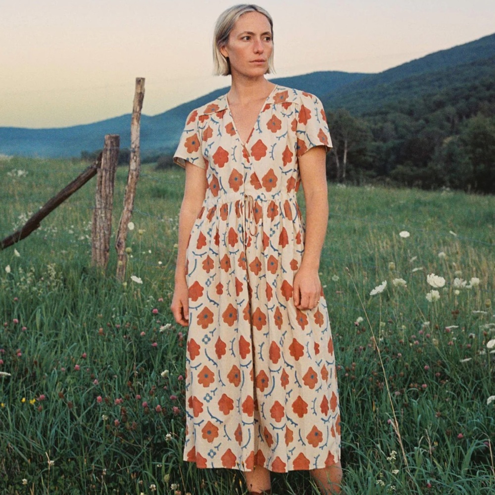 Christy Dawn Dawn Dress in Oak Leaf Print